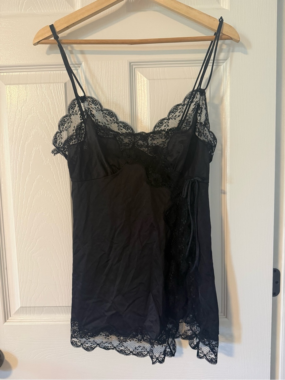 3/$15 Black Lace Trim Slip Dress - Women Intimates